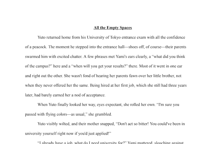 write a short story